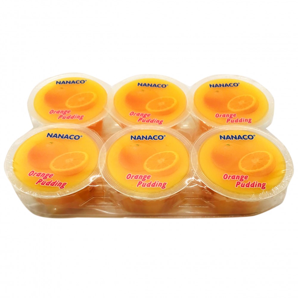 Nanaco Orange Pudding Jelly 6's 480g