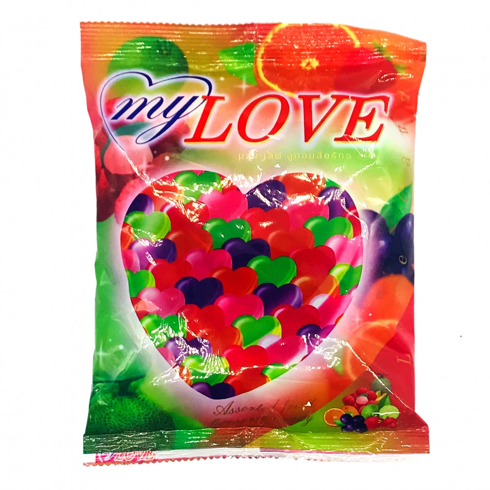 My Love Assorted Fruit Candy 200g