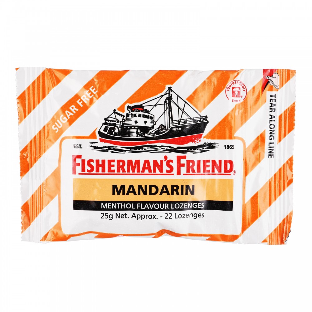 Fisherman's Friend Sugar Free Mandarin Lozenges 25g
