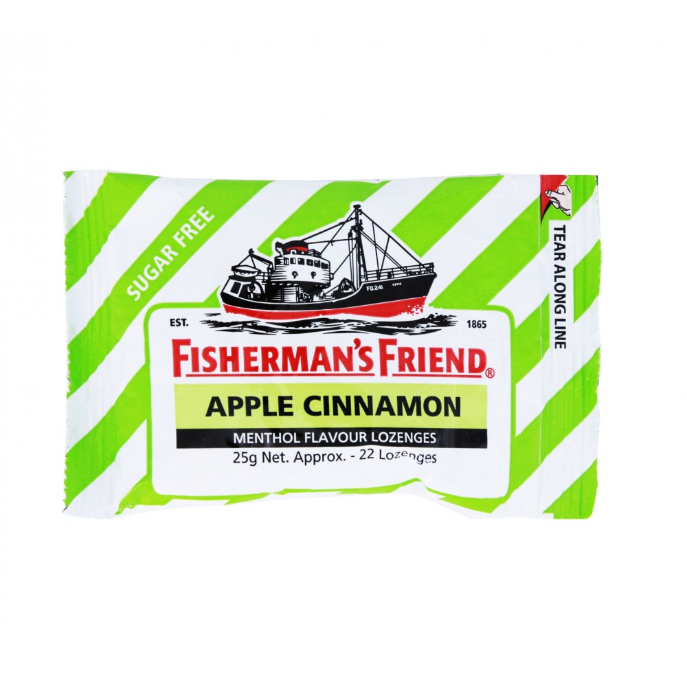 Fishermans Friend Sugar Free Apple &cinnamon Lozenges 25g