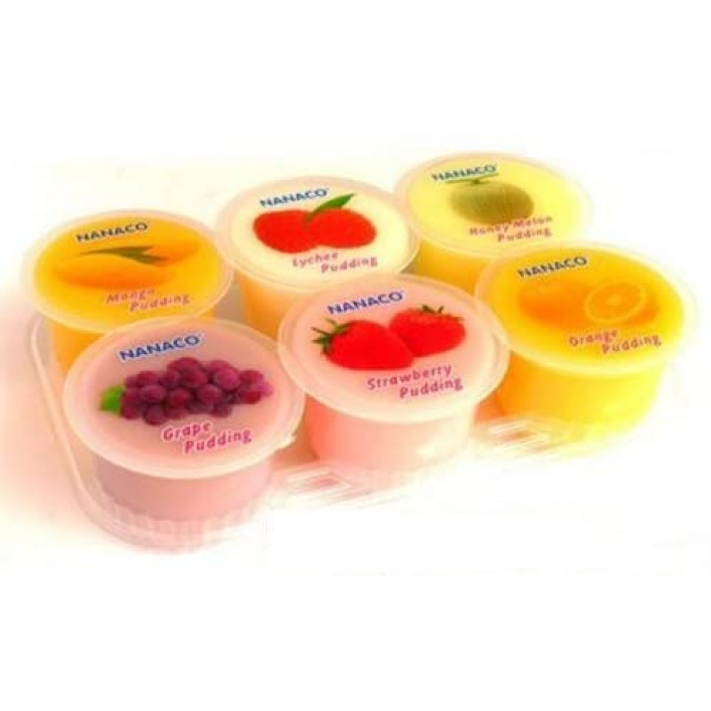 Nanaco Mixed Pudding Jelly Cup 6pcs