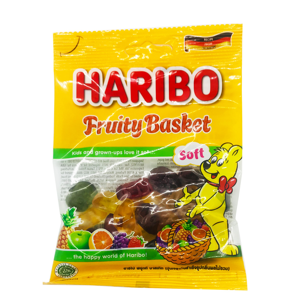 Haribo Fruity Basket Jelly Candy 80g