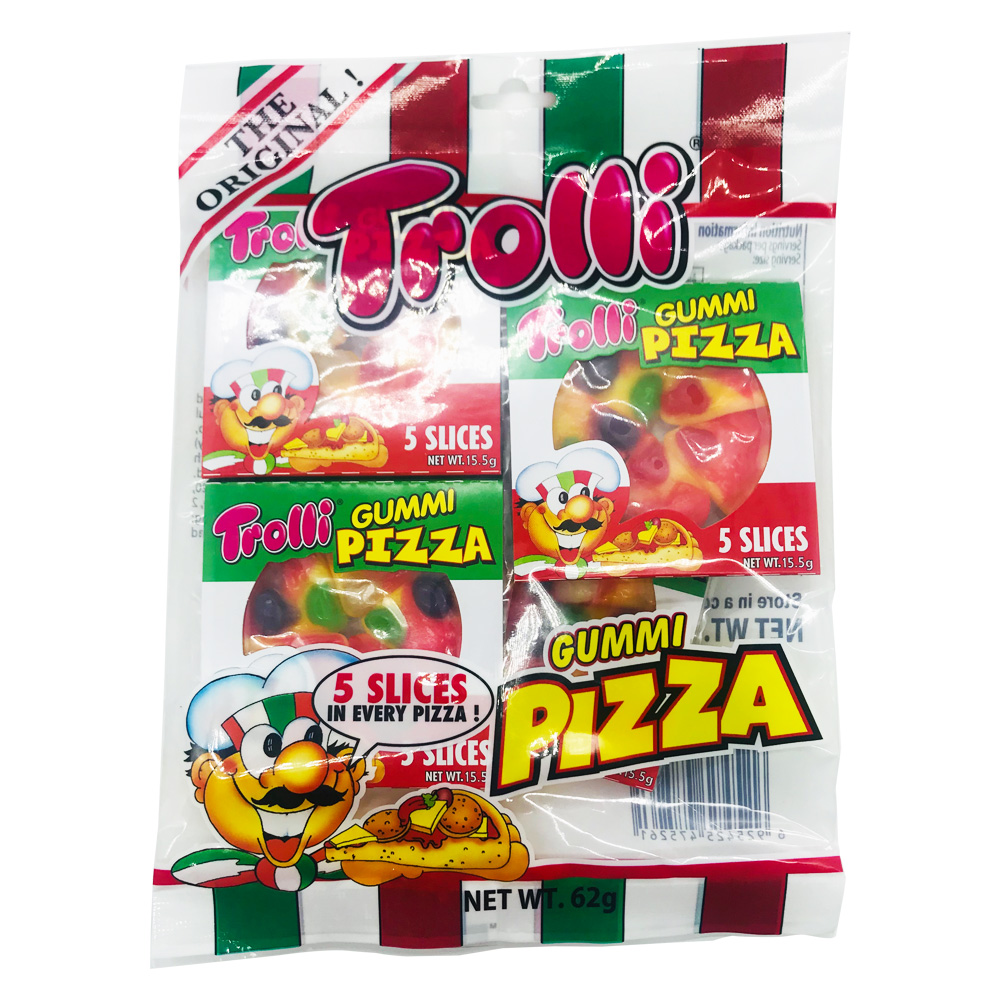 Trolli Gummi Candy Pizza 4's 62g