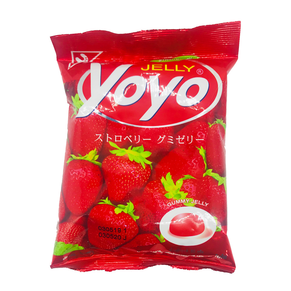 Yo Yo Gummy Jelly Strawberry 80g