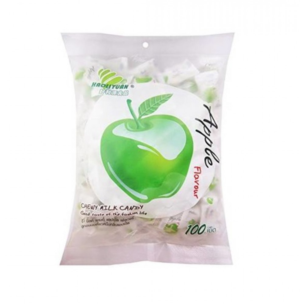 Haoliyuan Food Milk Ball Candy Apple Flavour 320g