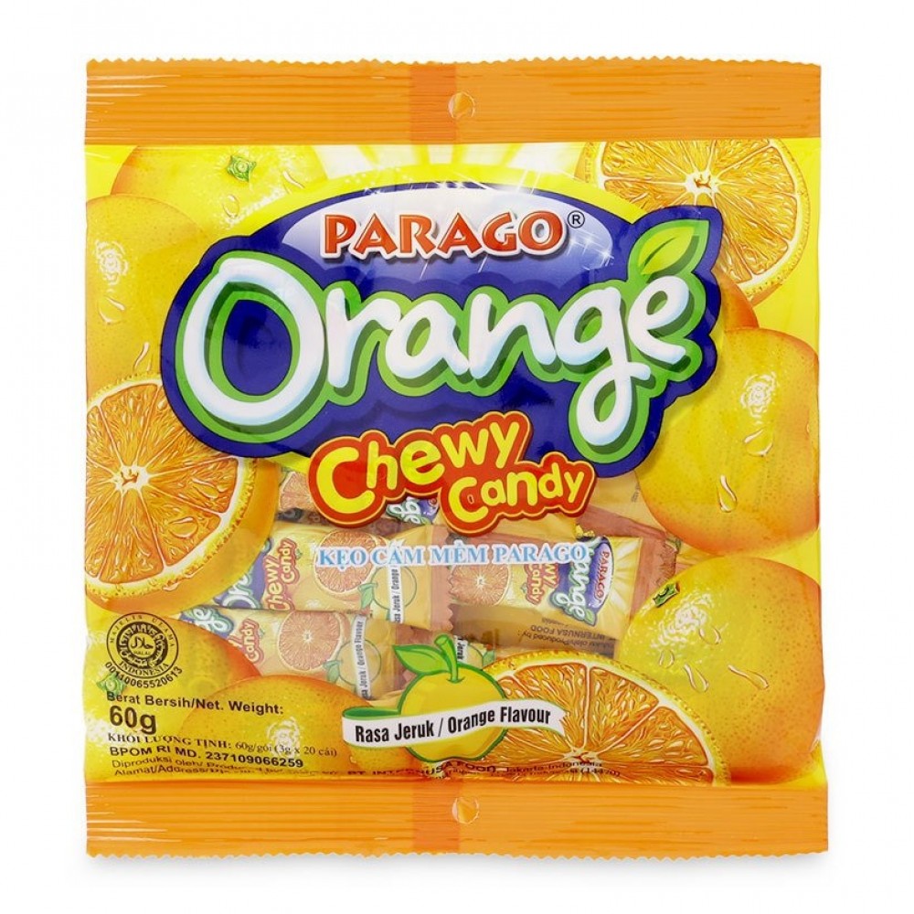 Parago Orange Chewy Candy 60g