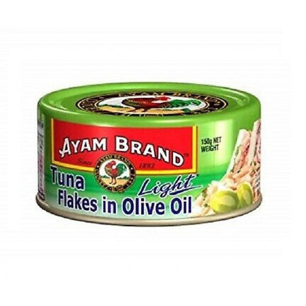Ayam Brand Tuna Flakes In Olive Oil Premium 150g