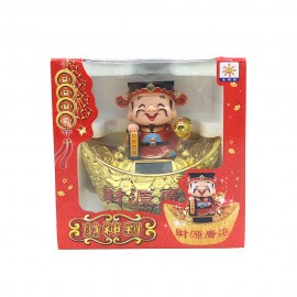 Chinese New Year Traditional U Ti Phwar Doll With Golden Rock