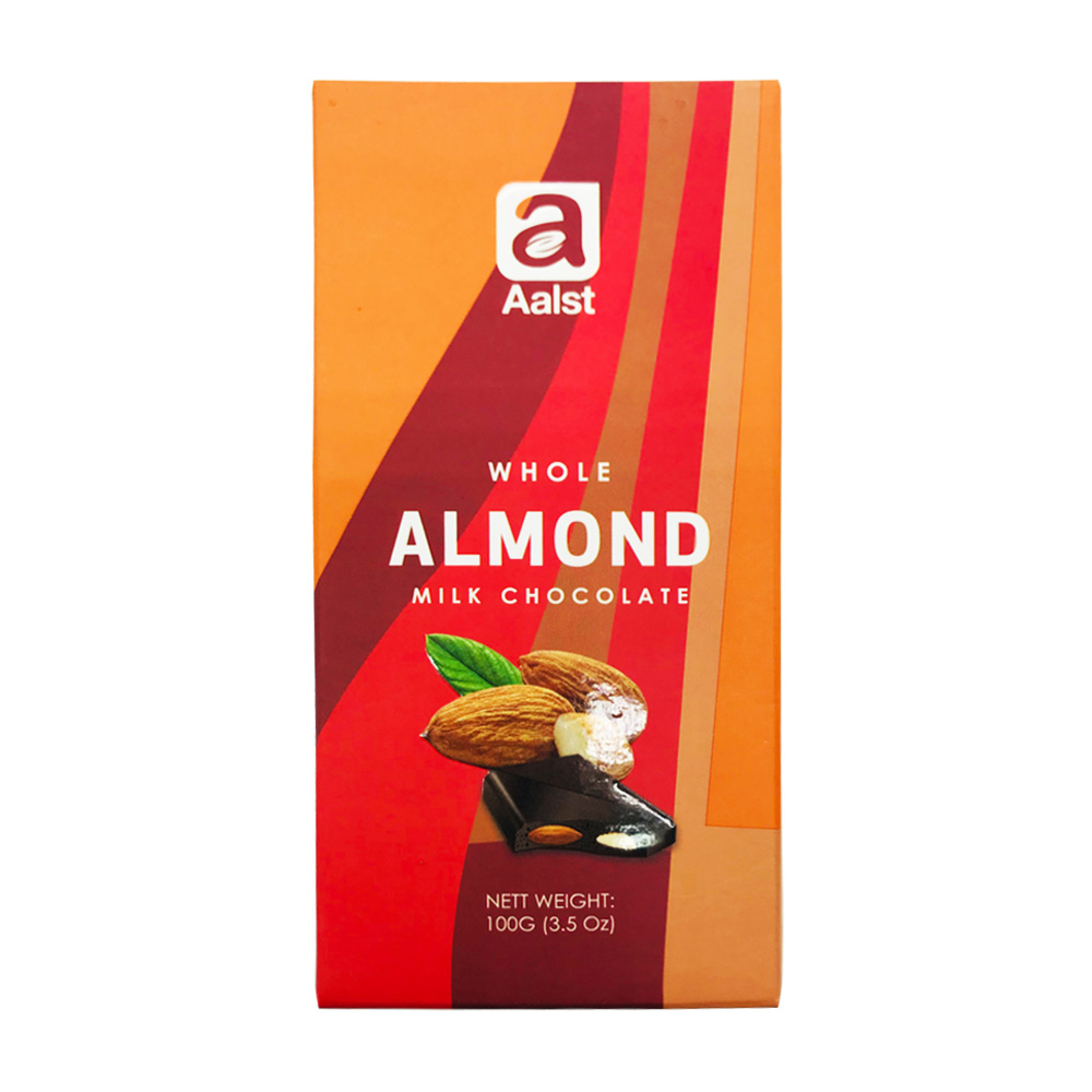Aalst Whole Almond Milk Chocolate 100g