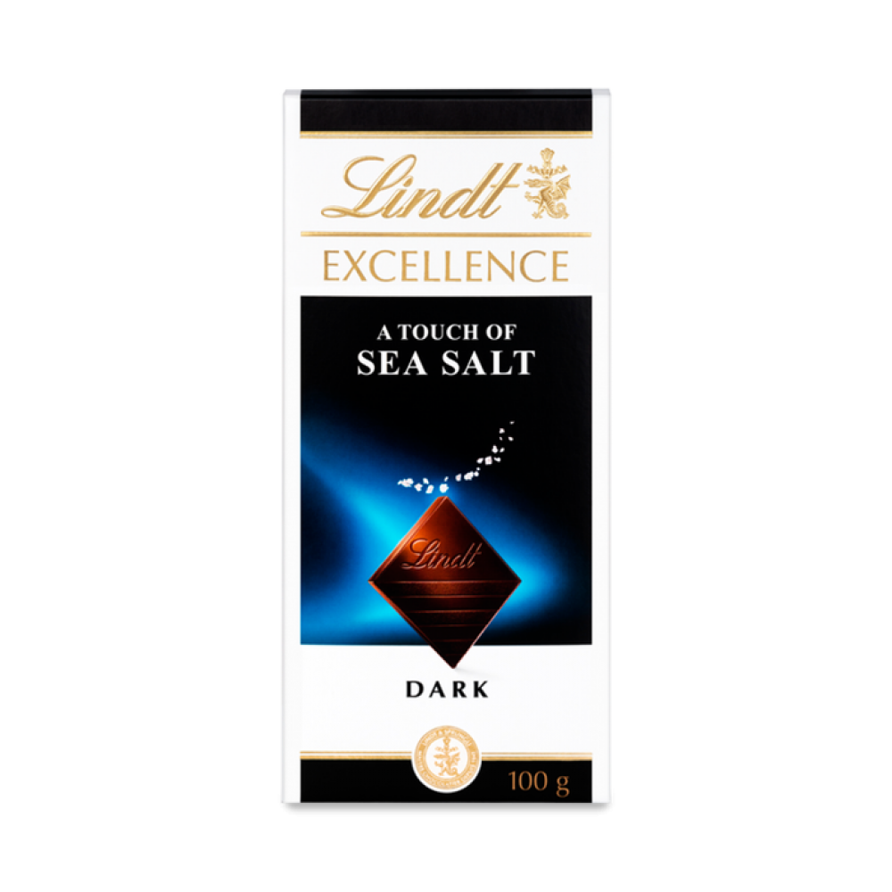 Lindt Excellence A Touch Of Sea Salt Dark chocolate 100g