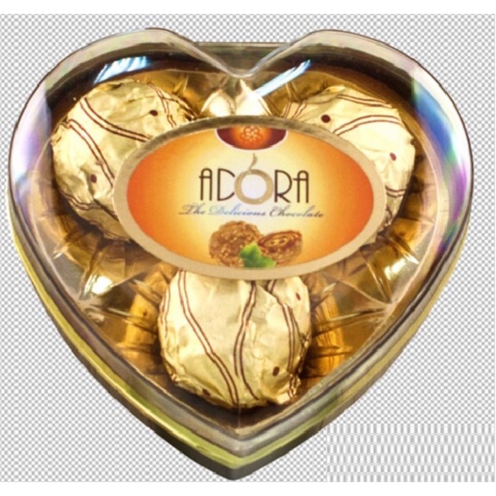 Adora Chocolate 3 Pcs Heart Shape 38g 
