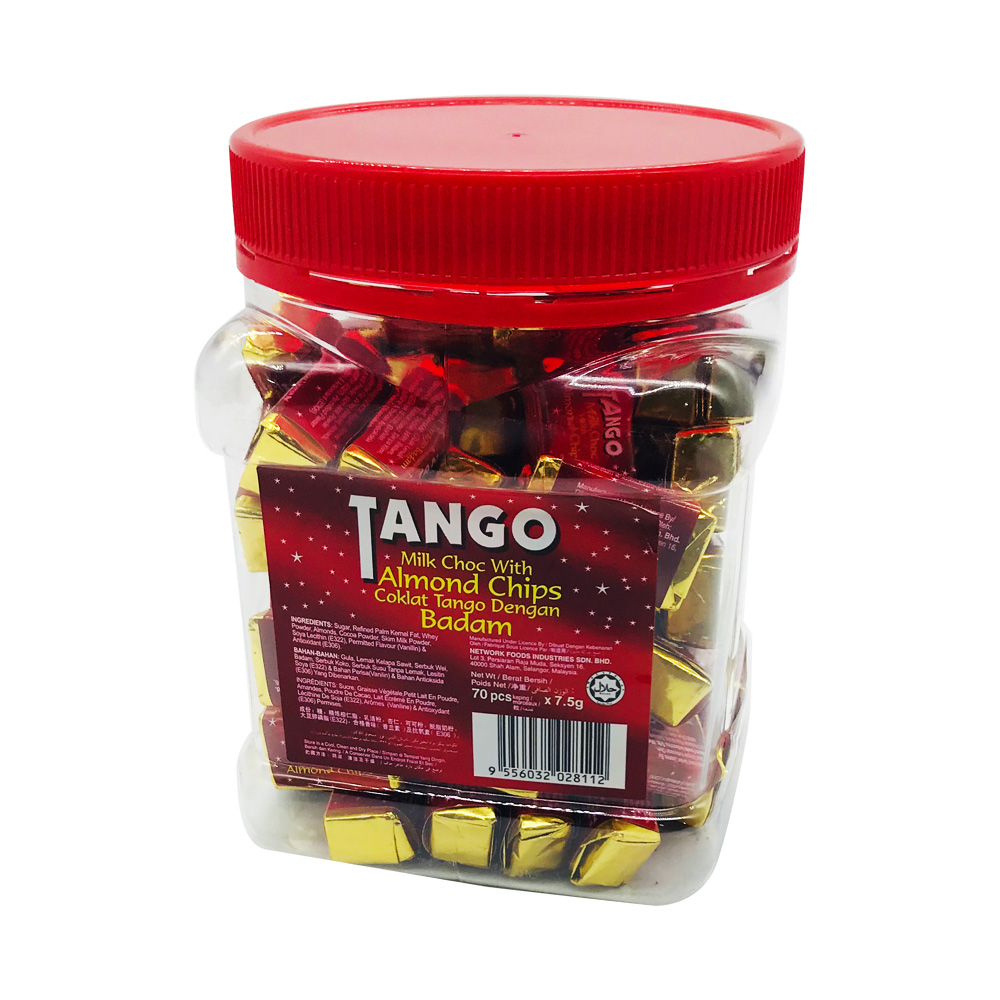 Tango Almond Chips Milk Chocolate 525g