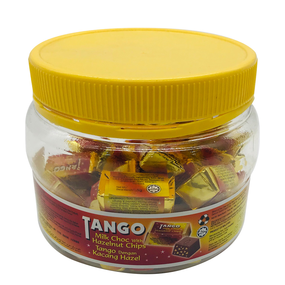Tango Hazelnut Chips Milk Chocolate 263g