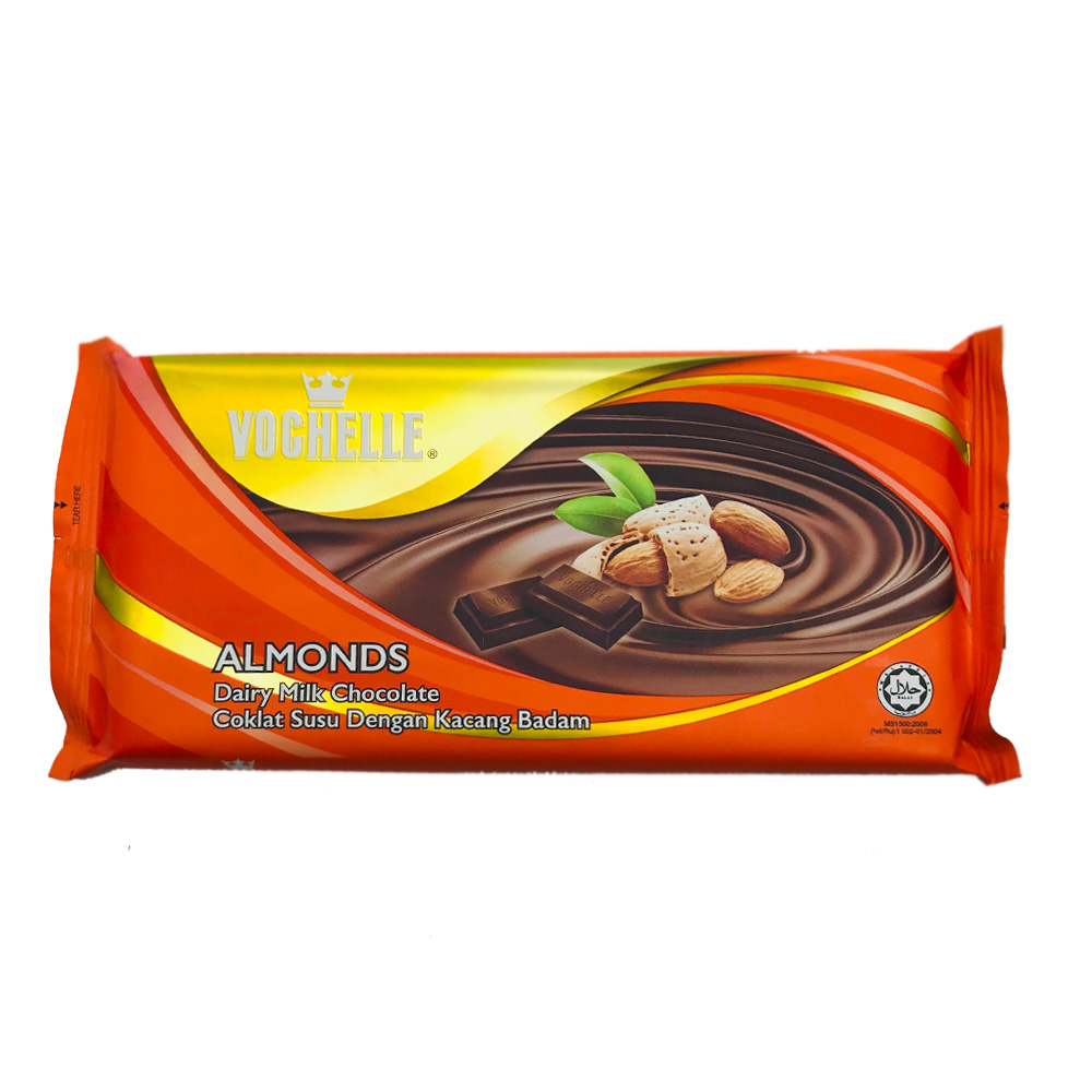 Vochelle Almonds Dairy Milk Chocolate 175g