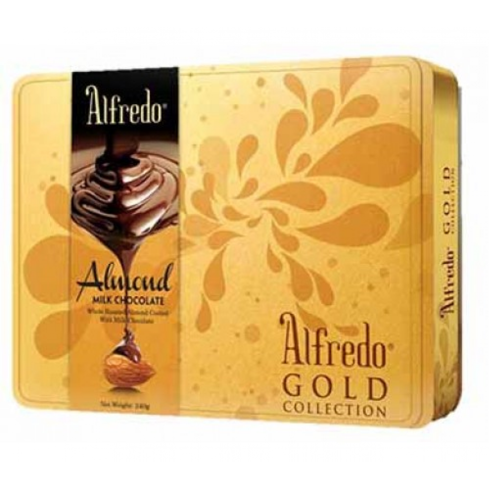 Alfredo Almond Milk Chocolate Gold Collection 160g