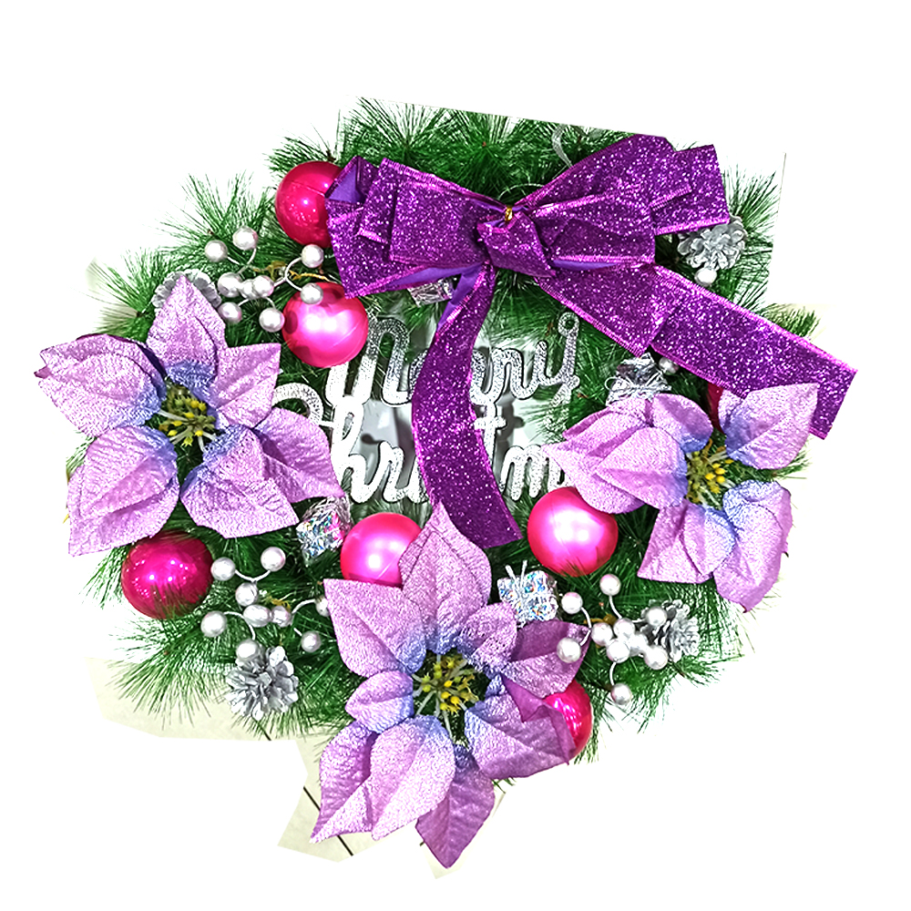 Christmas Wreath (Purple)