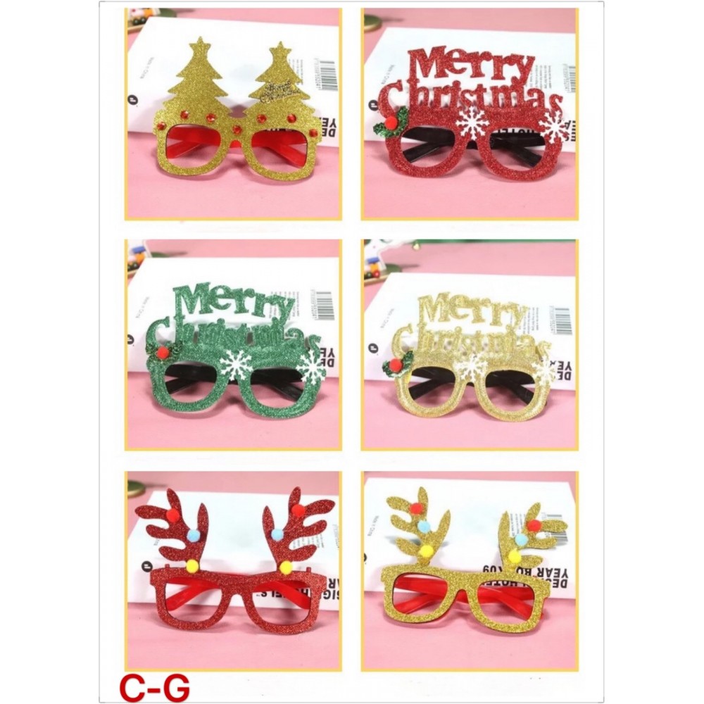Christmas Glasses C G