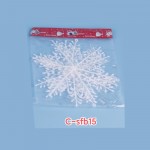 Christmas Decorative Snowflake 15cm Csfb 3pcs