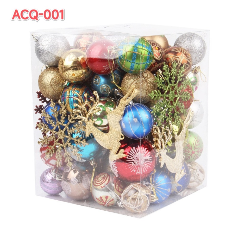 Easy Life Christmas Decorative Balls 70 Pcs ACQ001