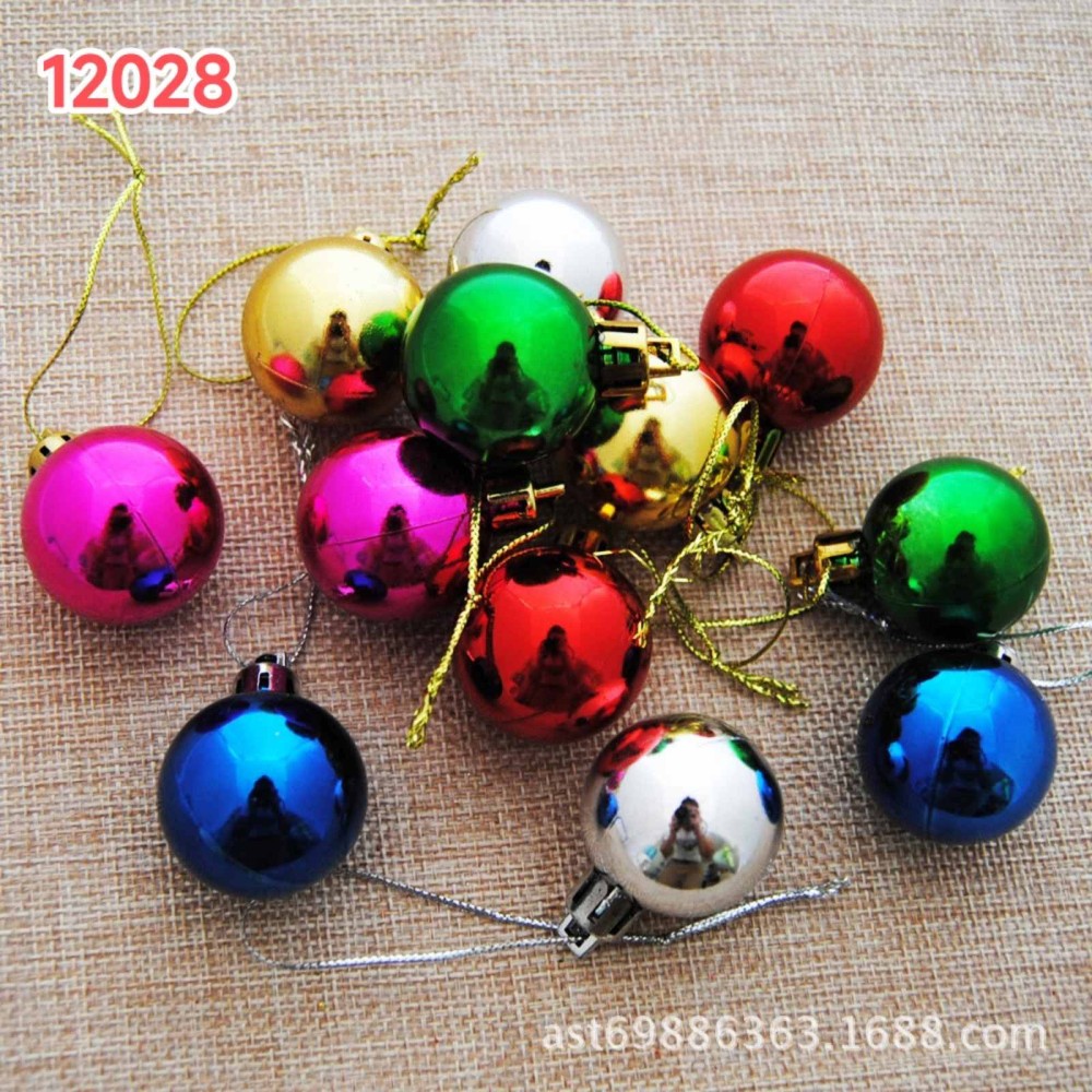 Easy Life Christmas Decorative Balls 12Pack 3cm 12028