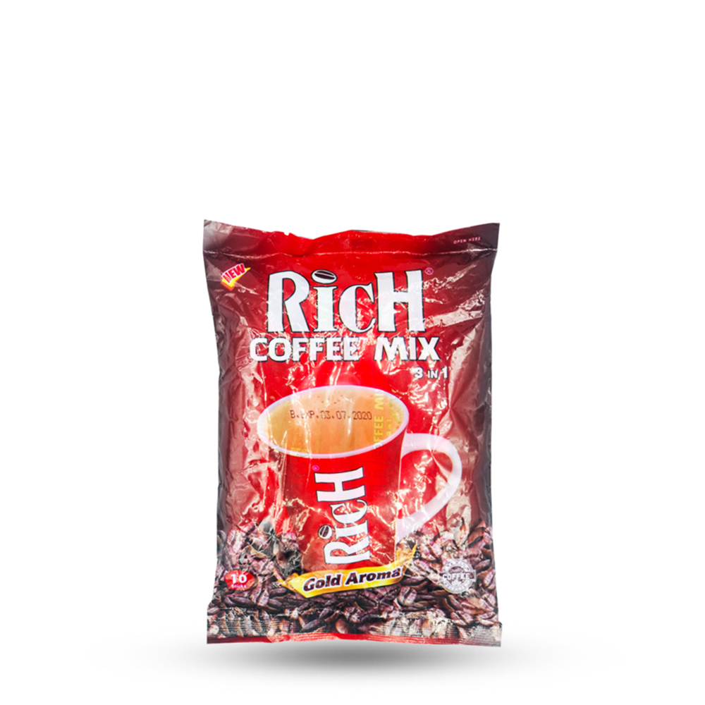 Rich 3 in 1 Instant Coffeemix 10's 180g