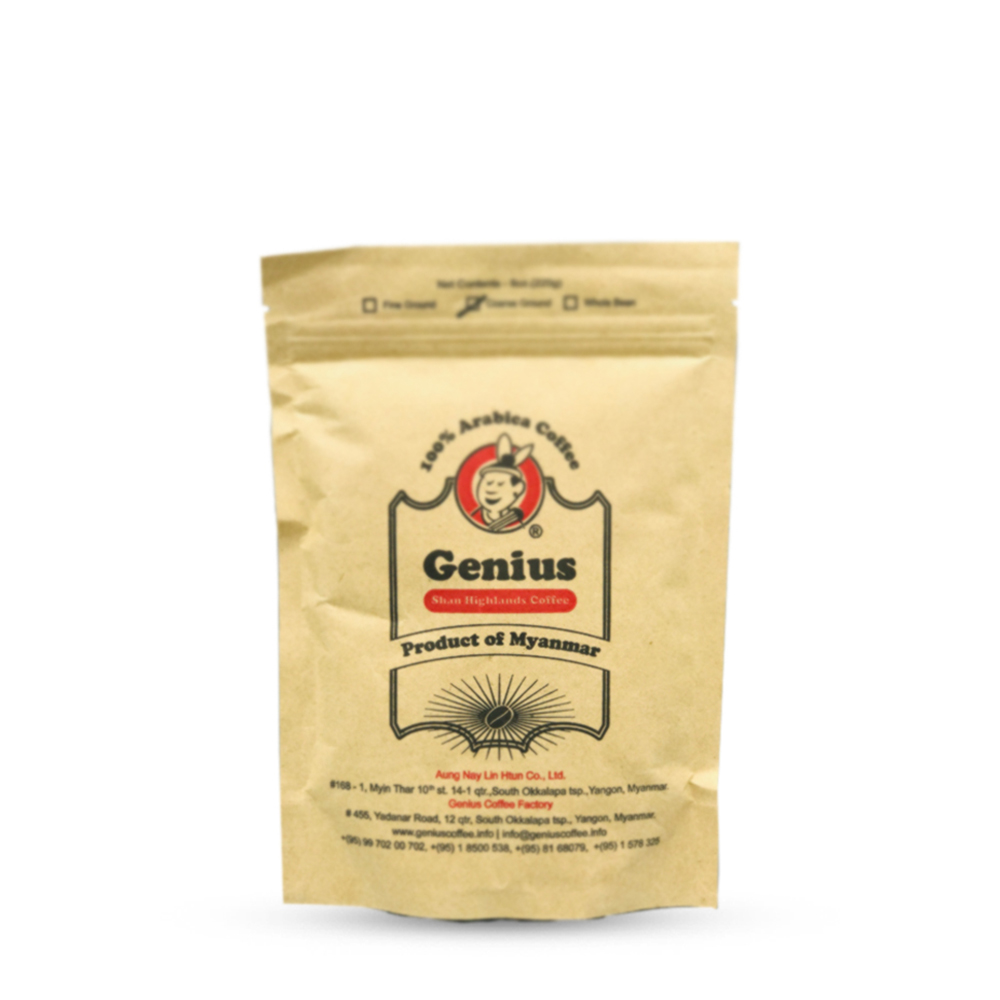 Genius 100% Arabica Coffee Whole Bean 220g