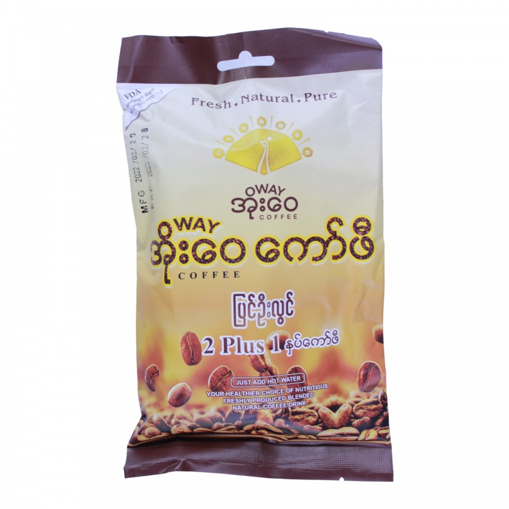 Oh Wai Coffee 2 Plus 1 20g 10Pcs (နှပ်ကော်ဖီ)