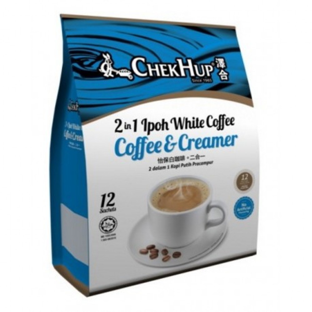 Chek Hup 2 In 1Lpoh White Coffee & Creamer 12sachets