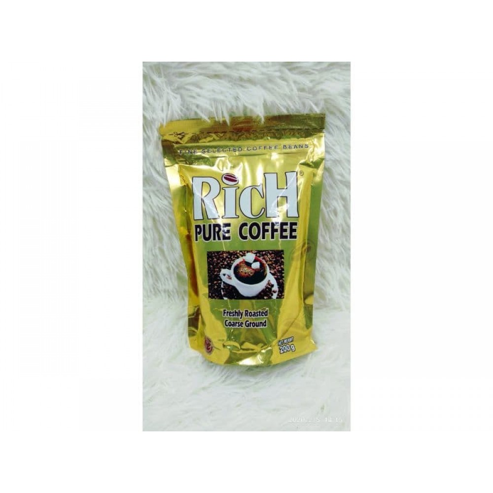 Rich Pure Coffee Coarse Ground 200g