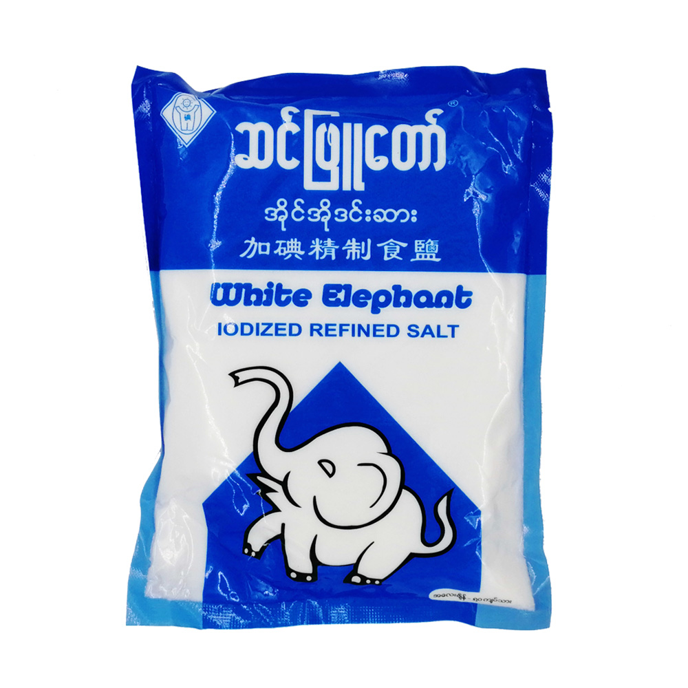 White Elephant Iodized Refined Salt 816.5g