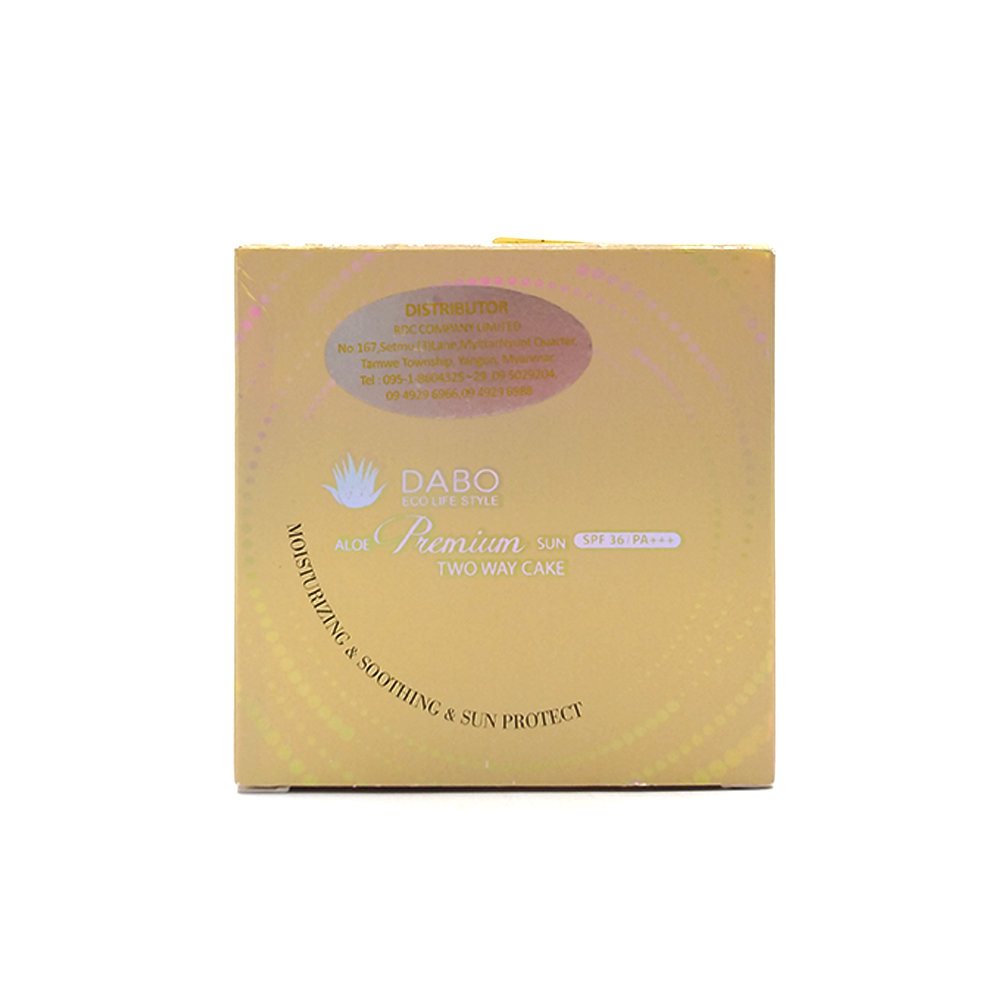 Dabo Aloe Premium Sun Two Way Cake SPF-36 PA+++26g (23-Natural Beige)