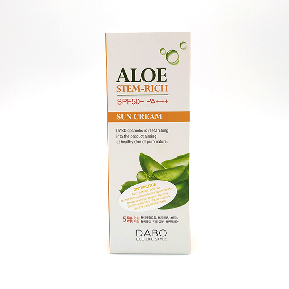 Dabo Aloe Stem-Rich Sun Cream SPF-50+ PA+++ 70ml