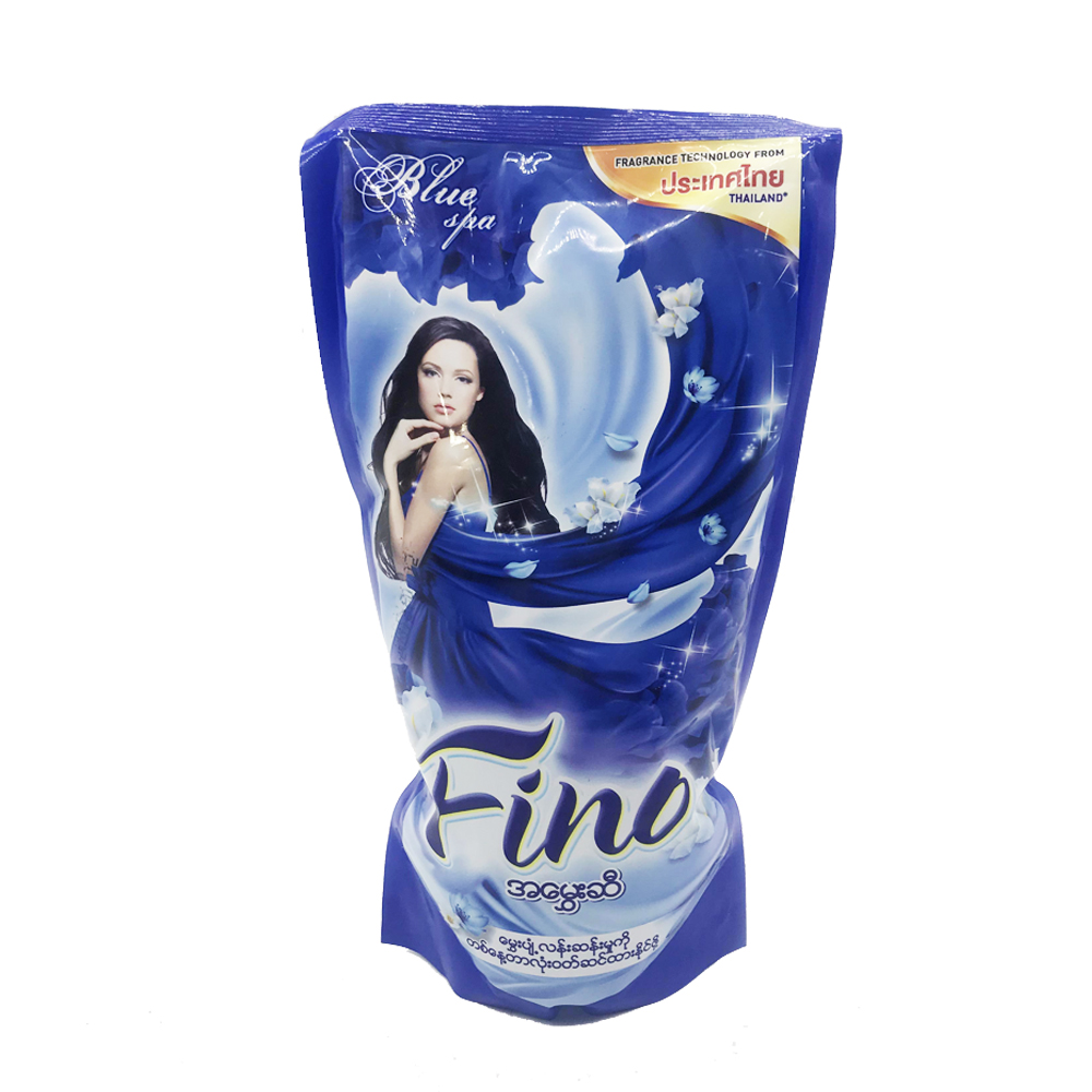 Fino Fabric Softener Blue Spa 500ml (Refill)