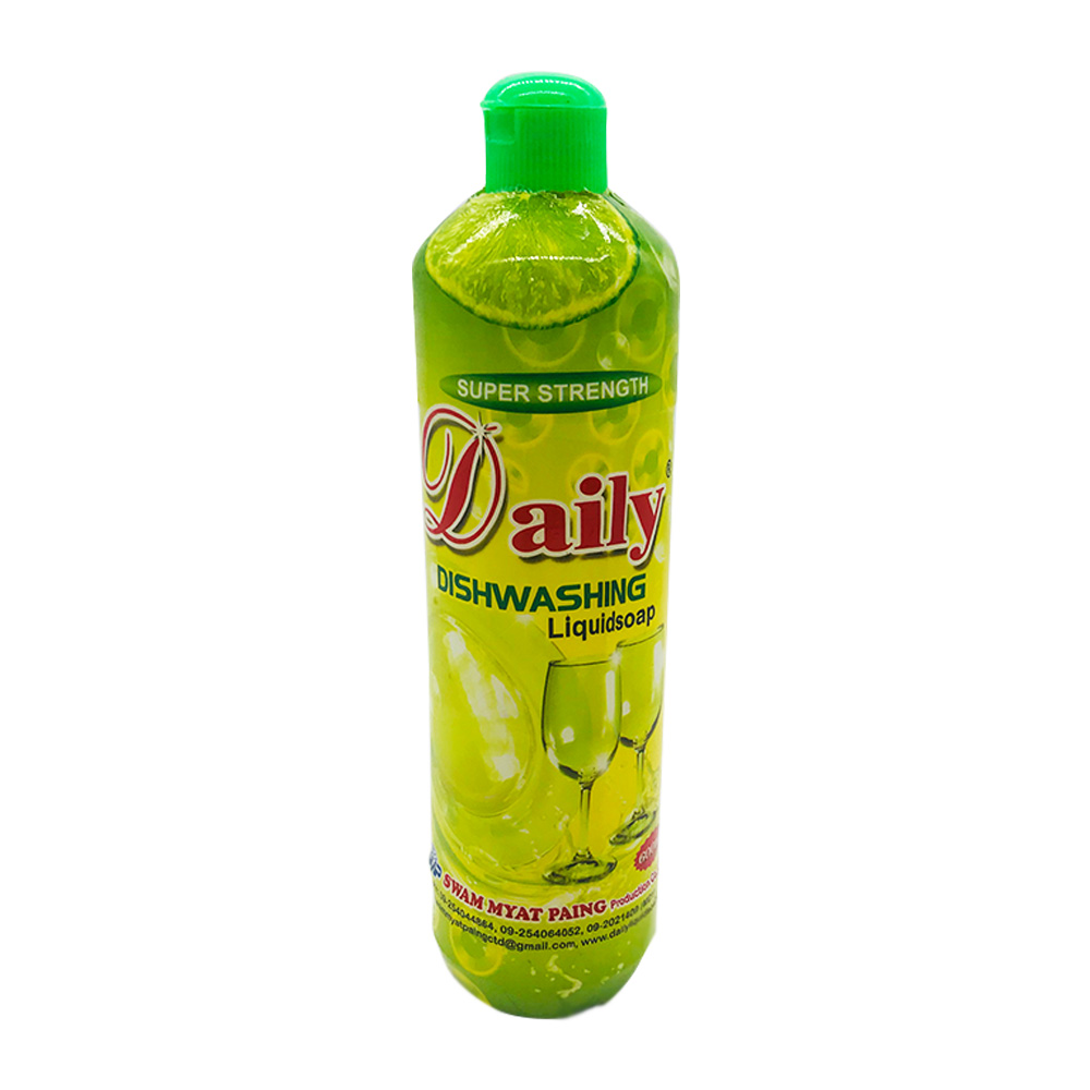 Daily Dishwashing Liquid Soap Lemon Fresh 600ml