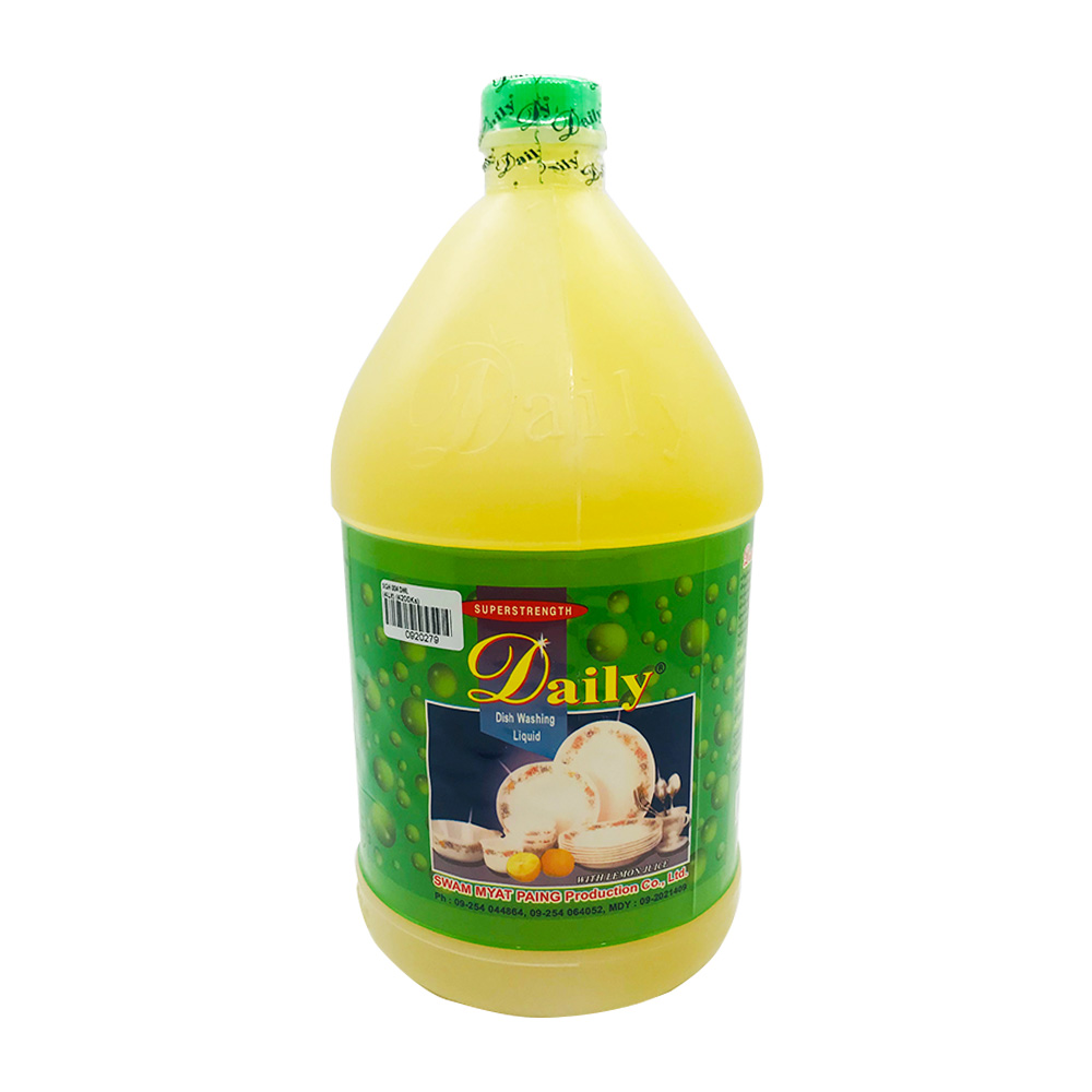 Daily Dishwashing Liquid Soap Lemon Fresh 4Ltr