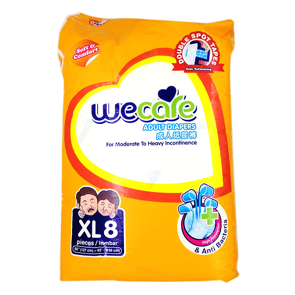 Wecare Adullt Diaper Soft & Comfort XL 8's
