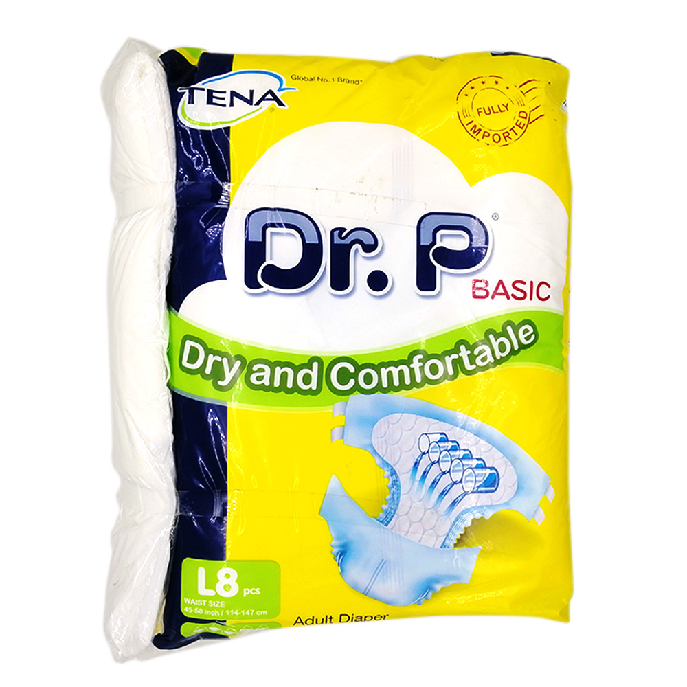 Dr P Adult Diaper Dry And Comfortable L 8 S