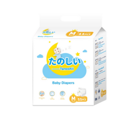 Tanoshii Baby Diaper M Pant 11 Pcs (6-11kg)