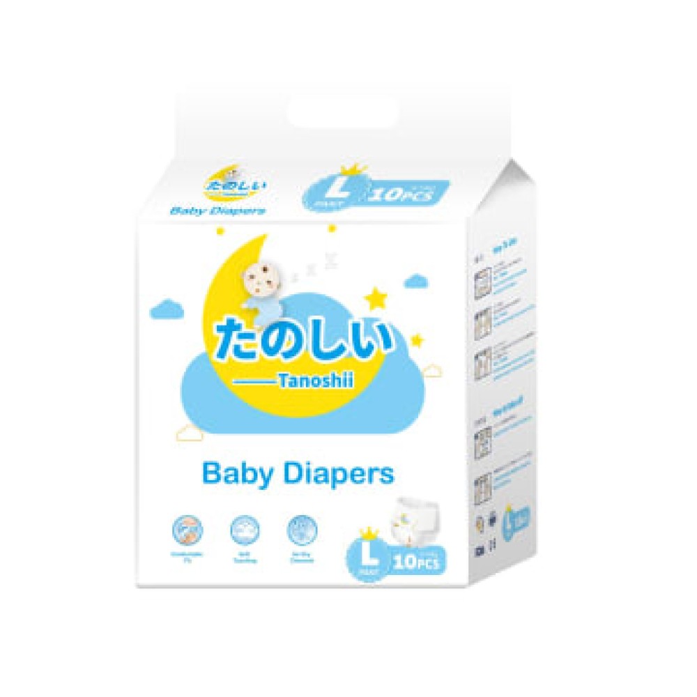 Tanoshii Baby Diaper L Pant 10 Pcs