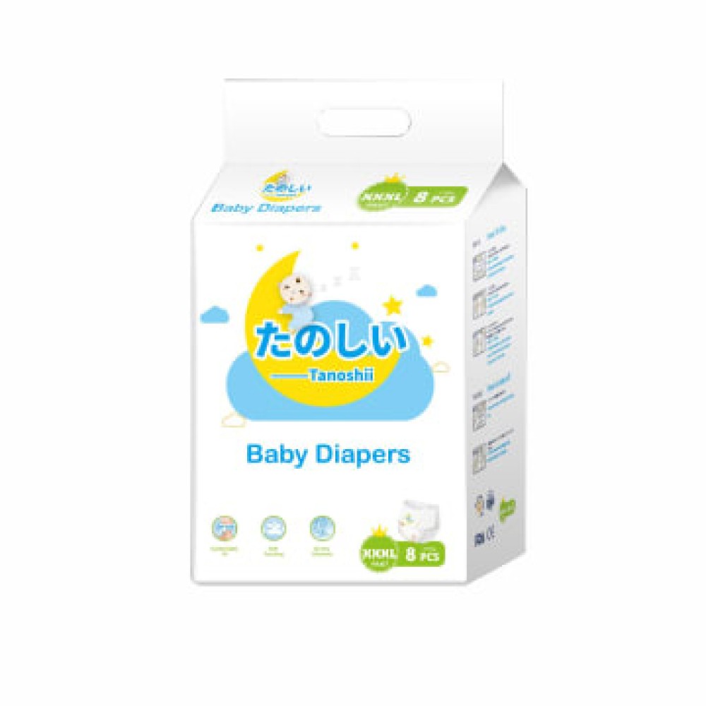 Tanoshii Baby Diaper XXXL Pant 8 Pcs 