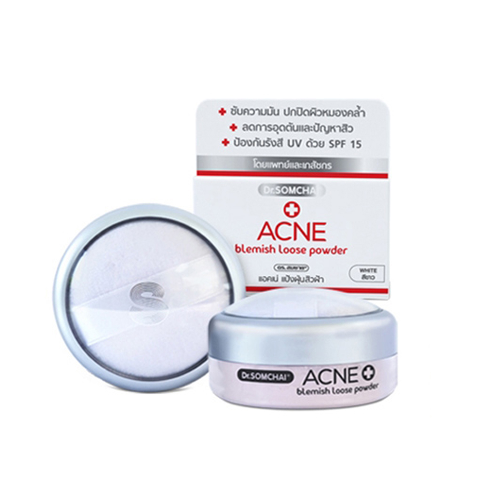 Dr.Somchai Acne Blemish Loose Powder Pink 15g