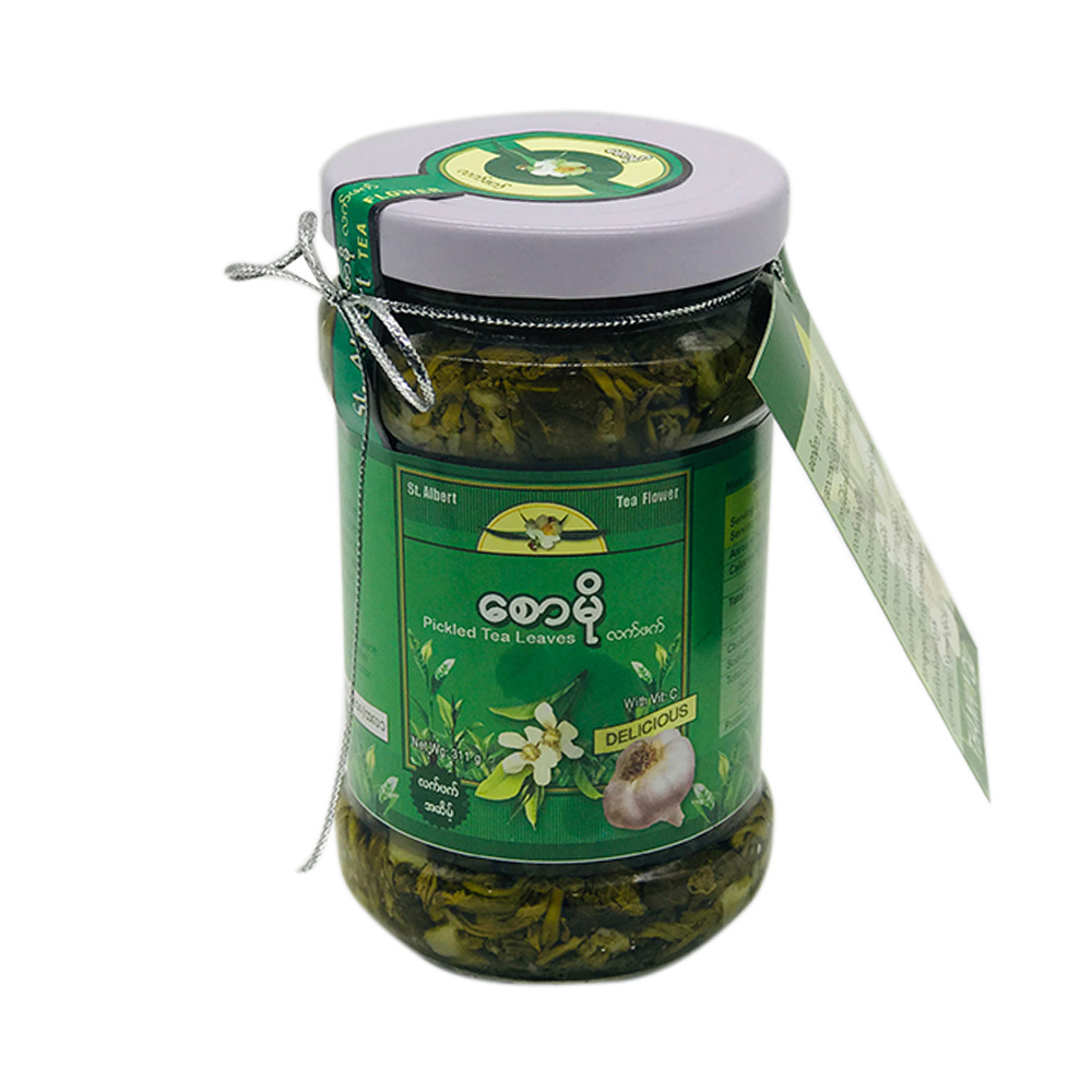 Saw Mo Pickled Tea Sweet With Garlic 311g
