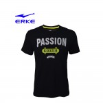 Erke Men Crew Neck T Shirt S/S No-11217219269-003 Black Size-L