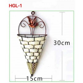 Easy Life Wall Hanging Planter Basket  For Design (Cone Shape Design) HGL-1