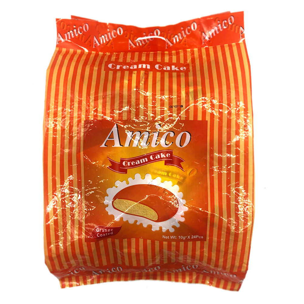 Good Morning Amico Cream Cake Orange Coated 24's 240g