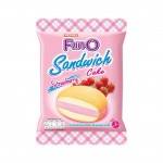 Fun O Sandwich Cake Size 13 g.X12 sachets, Strawberry flavor