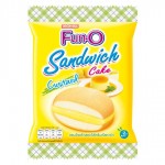 Fun O Sandwich Cake Size 13 g.X12 sachets, Custard Cream flavor