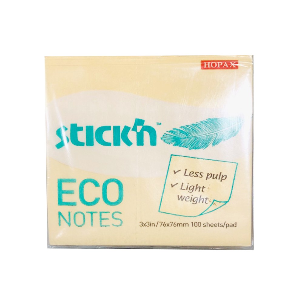 Eco Stick Notes 3x3 100's