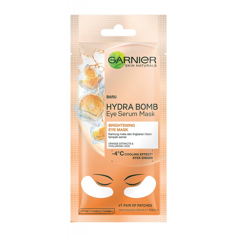 Garnier Hydra Bomb Eye Serum Mask Brightening With Orange Extracts Eye Mask 6g