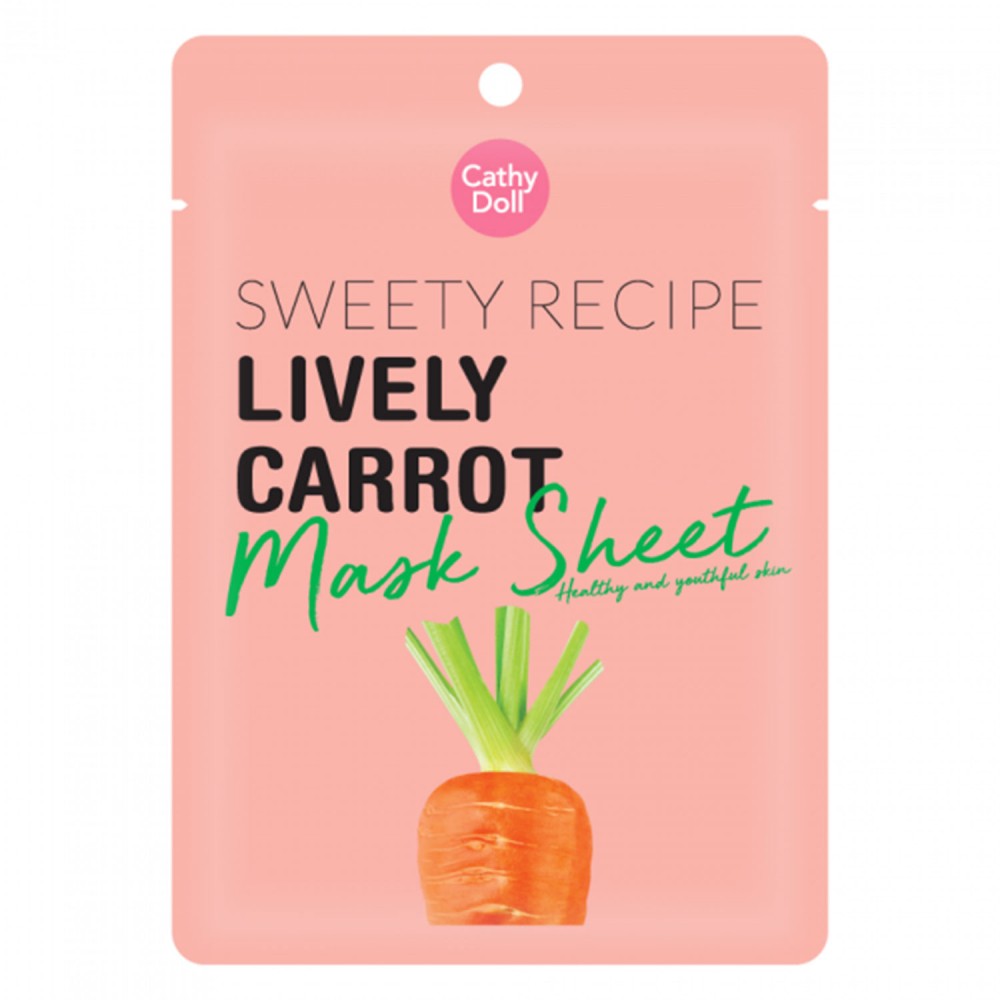 Cathy Doll Sweety Recipe Mask Sheet 25g #Lively Carrot